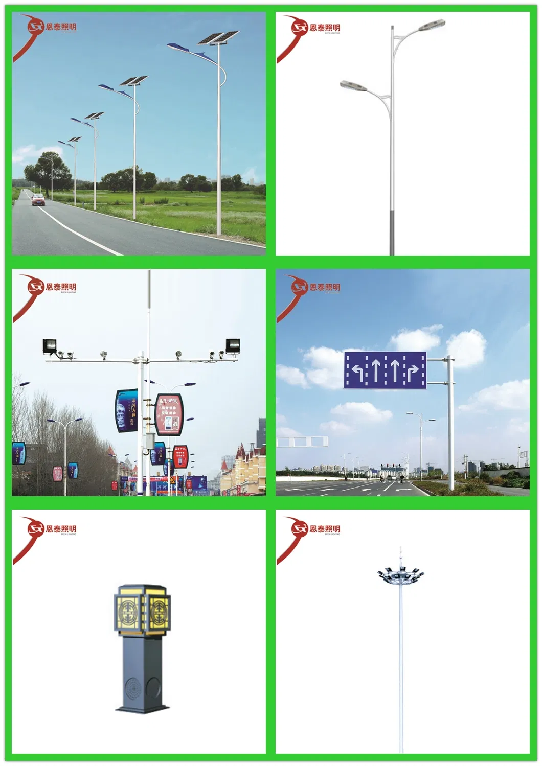 Height 10 Meters Powder Coated Telescopic CCTV Camera Mast Steel Monitor Pole for Monitoring System