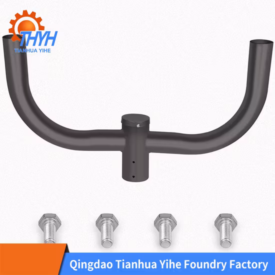 Poteau de caméra de vidéosurveillance circulaire galvanisé à chaud, vente en gros d'usine de la Chine, poteau électrique intelligent