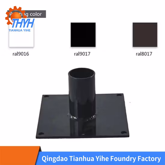 Poteau de caméra de pôle de surveillance solaire circulaire galvanisé en gros d'usine de la Chine